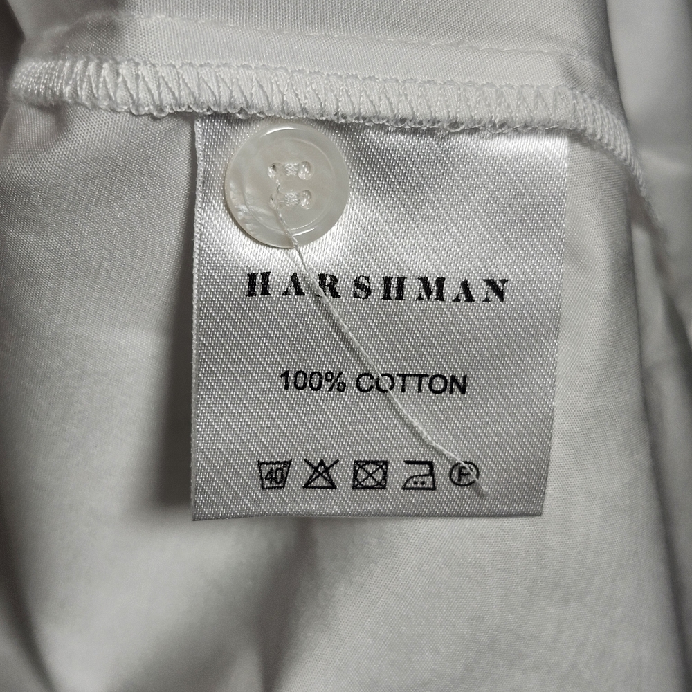 NWT Harshman Monet Cotton White Blouse Size 2XL - Picture 6 of 8